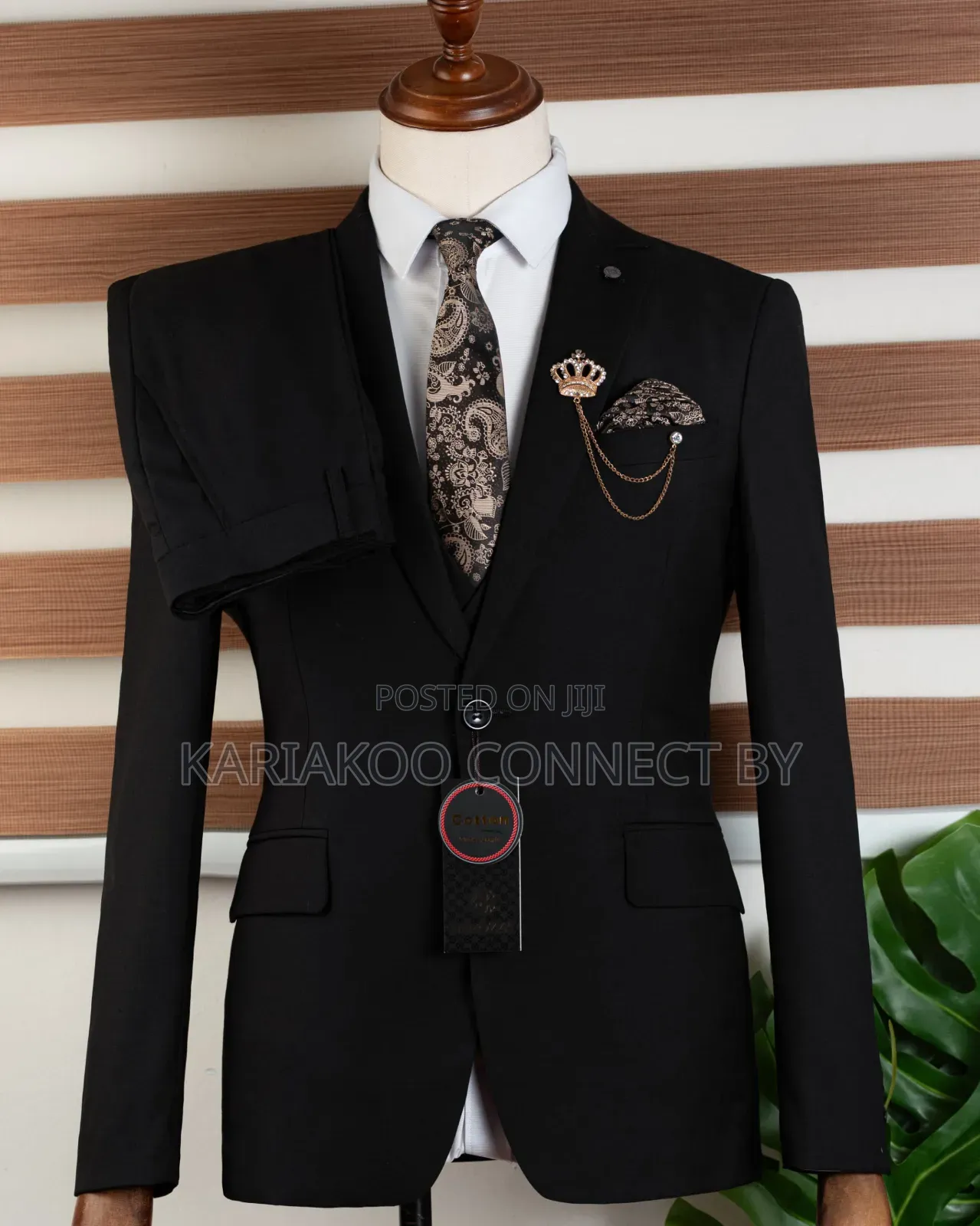 Luxury Black Executive Business Suit