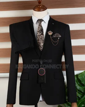 Luxury Black Executive Business Suit
