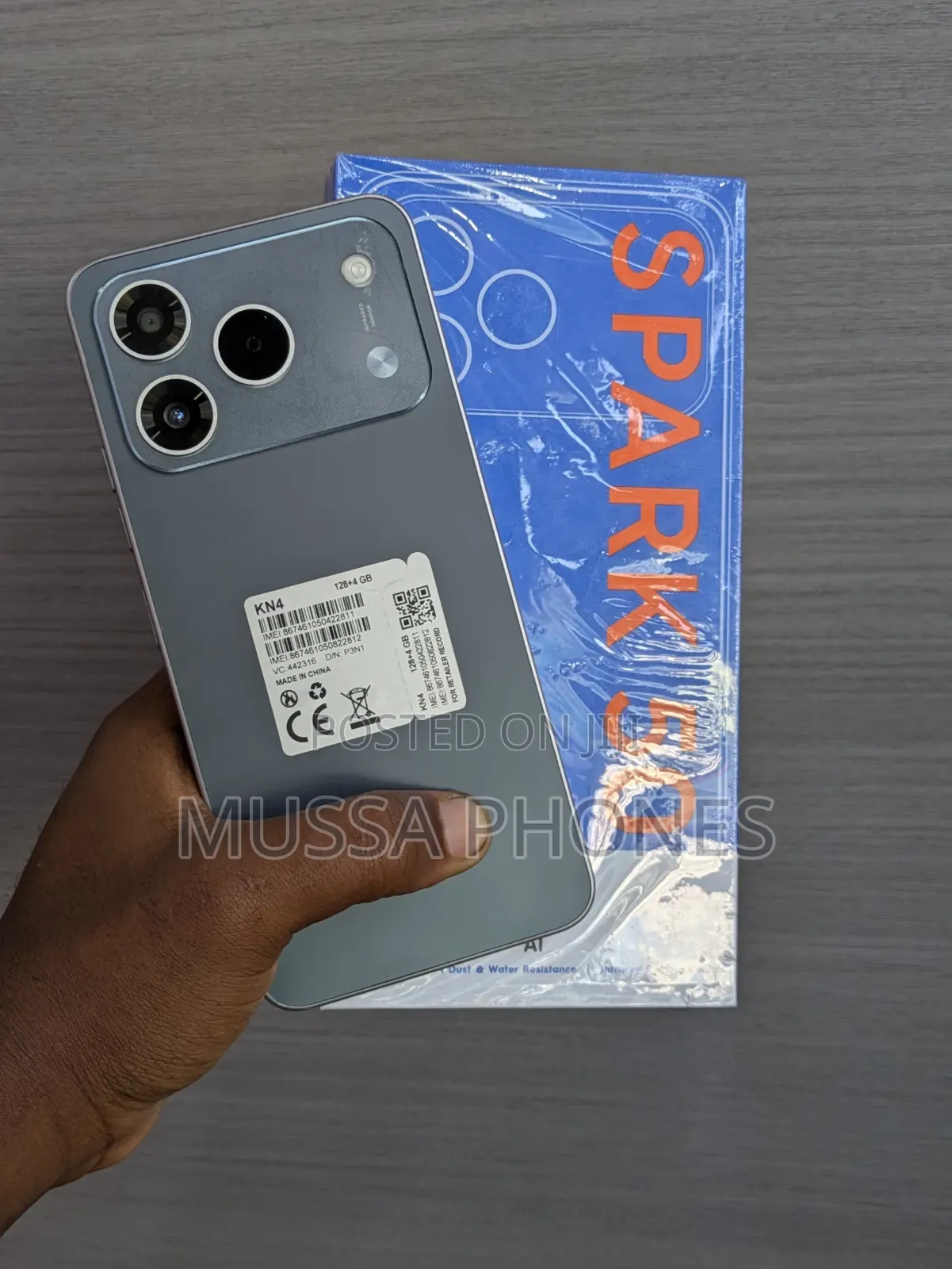 New Tecno Spark 50 128 GB Silver
