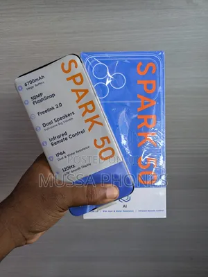 New Tecno Spark 50 128 GB Silver