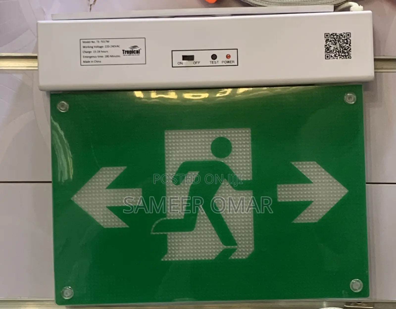 Led Emergency Exit Sign (Tropical)