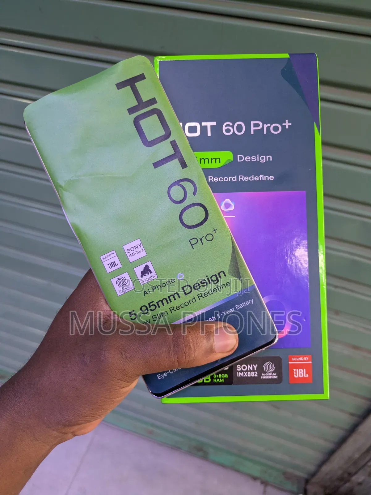 New Infinix Hot 60 Pro+ 256 GB Green