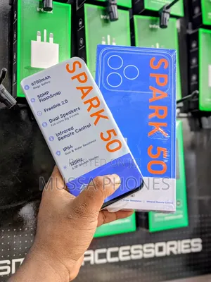New Tecno Spark 50 128 GB Silver