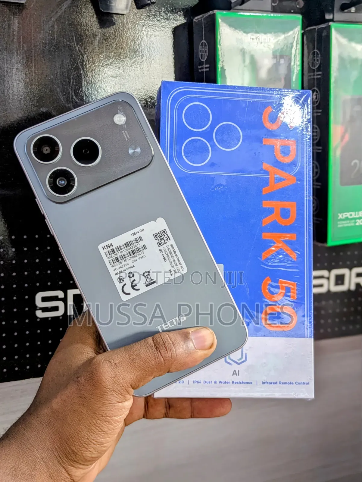 New Tecno Spark 50 128 GB Silver