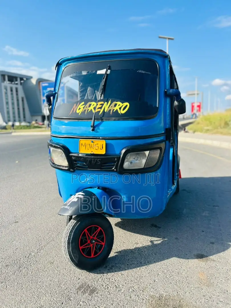 TVS King Deluxe Plus iTouch Start 2023 Blue