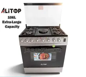 Alitop Electric Cooker60*90 Ambapo 4 Gas Na Moja Umeme Oven