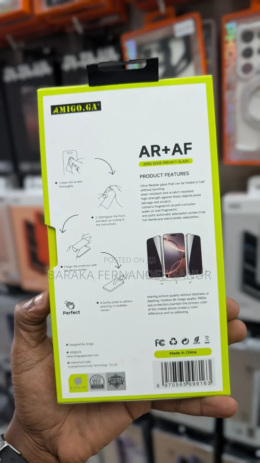 Ar Af Zero Edge Glass