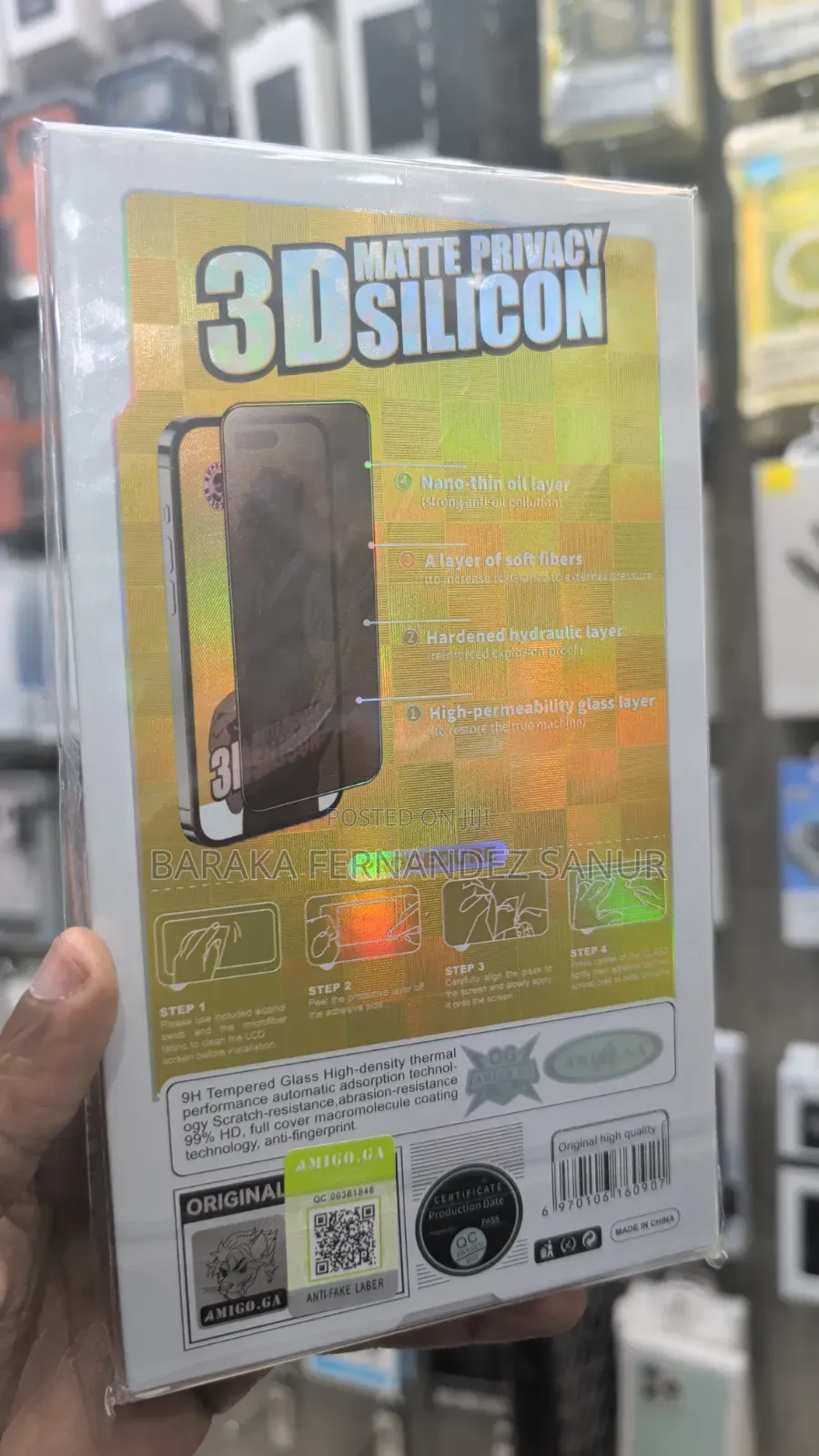 Amigo Mate 3d Silicon Glass