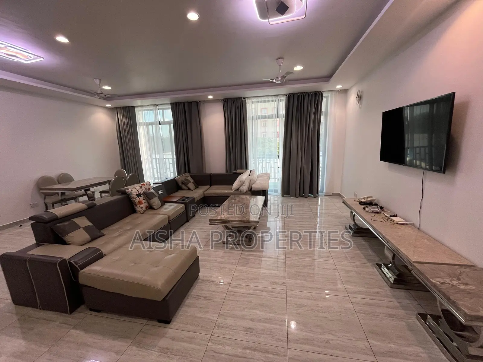 Furnished 3bdrm Apartment in Msasani for rent