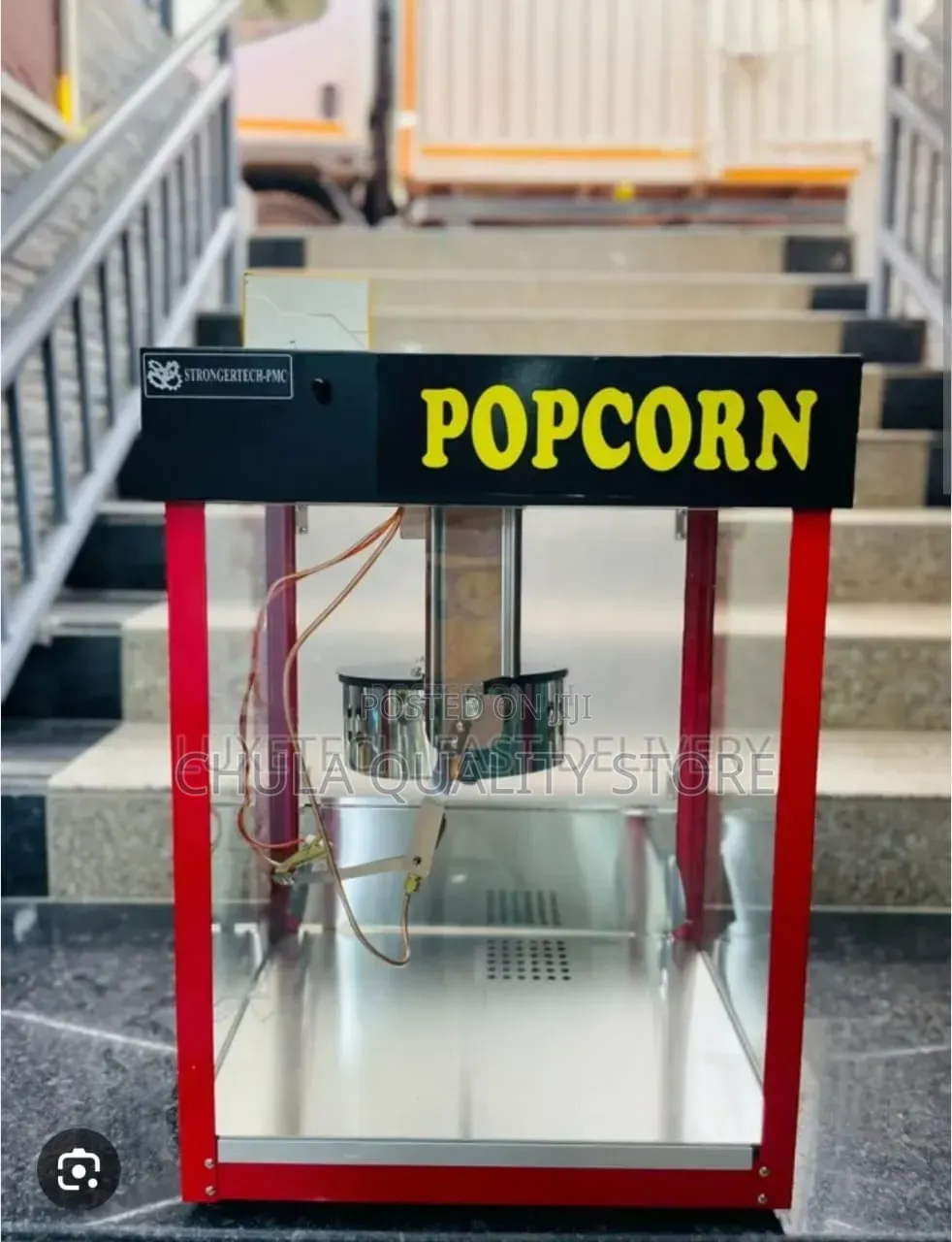Gas Pop Corn Machine