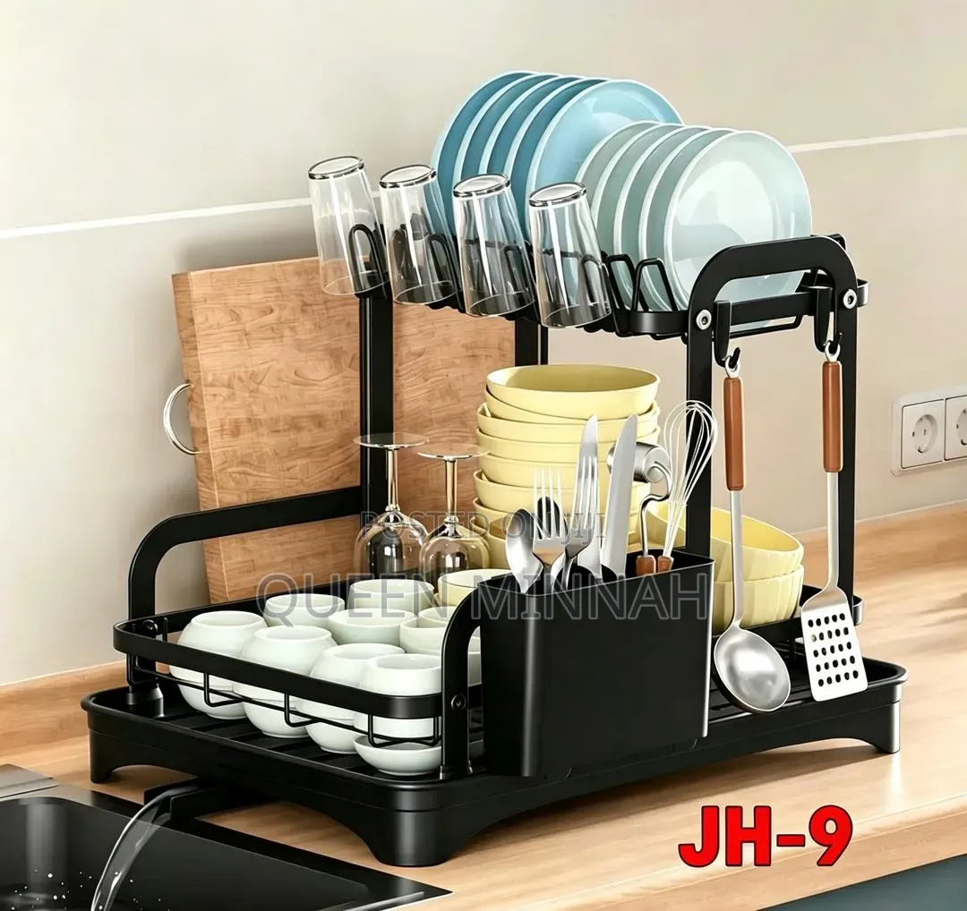 Multi-Functional Two-Tier Dish Drying Rack