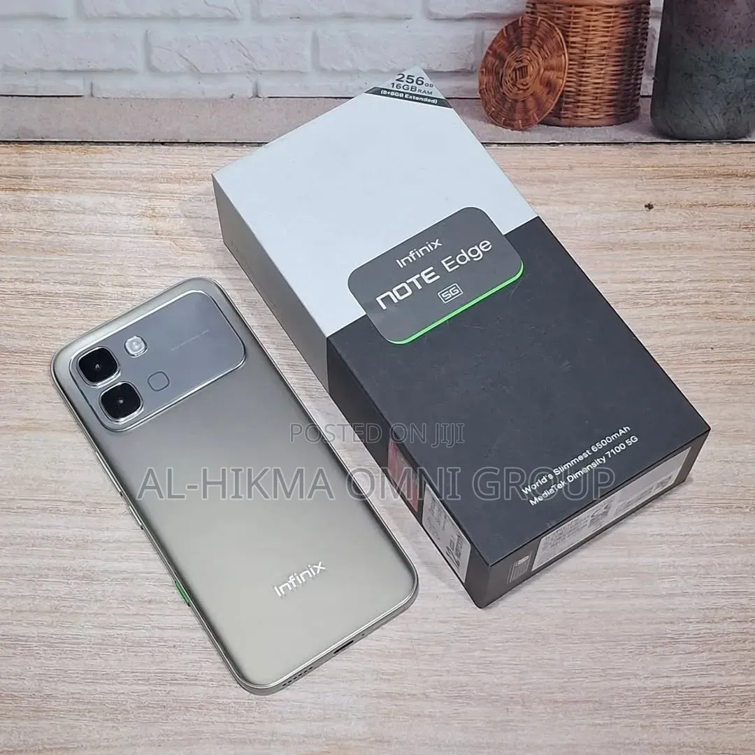 New Infinix Note Edge 256 GB Silver