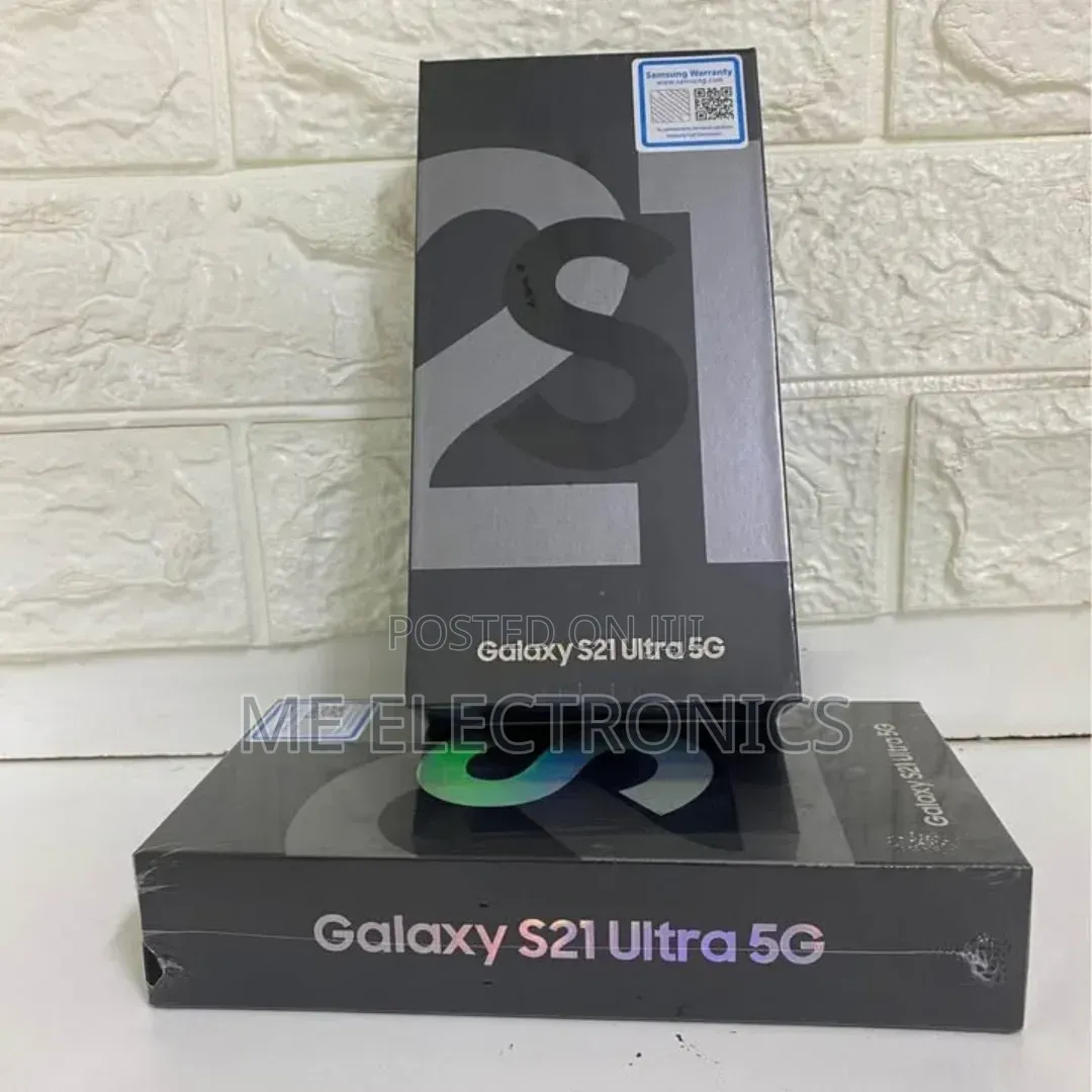 New Samsung Galaxy S21 Ultra 5G 128 GB Black