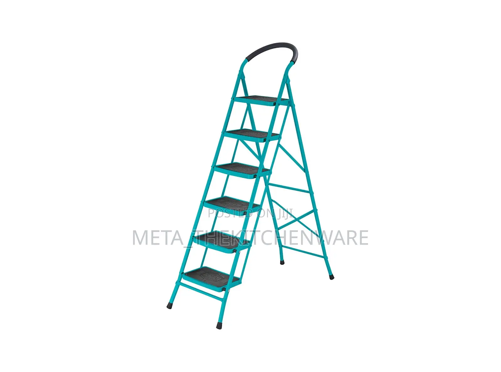 Total Steel Ladder 6 Steps 380x260mm Max Load 150kg Thlad09061
