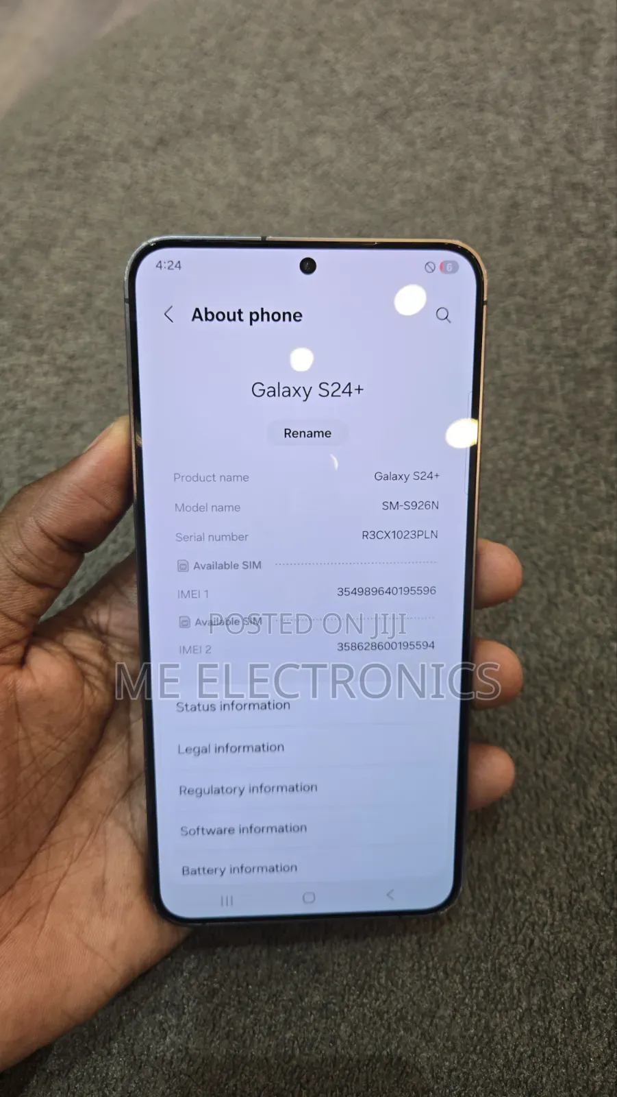 Samsung Galaxy S24+ 256 GB