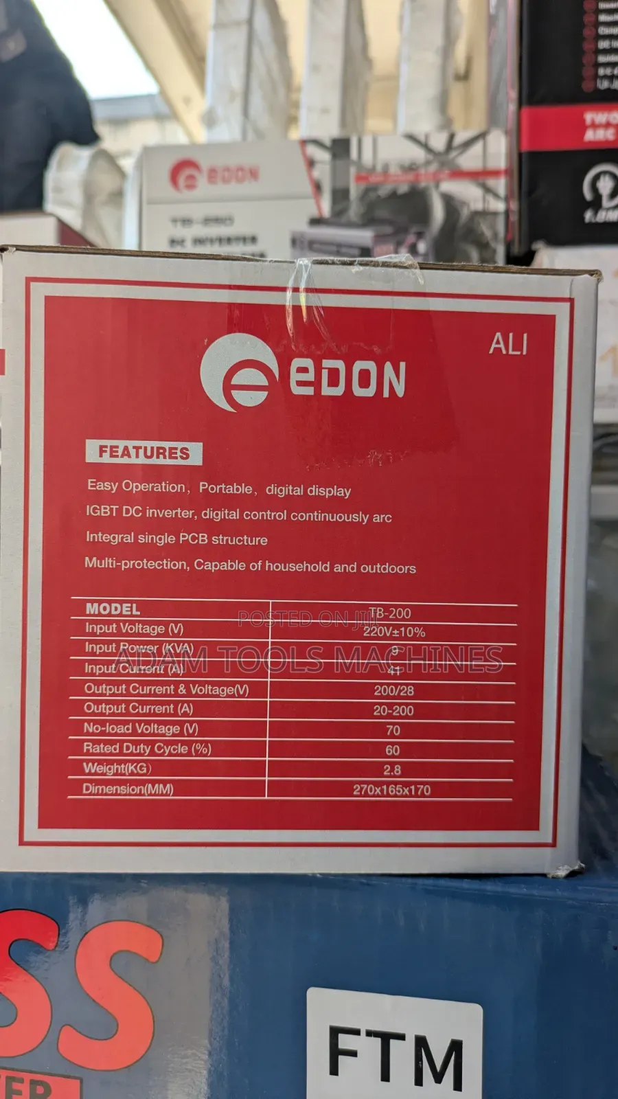 Edon Welding Machine Tb 200