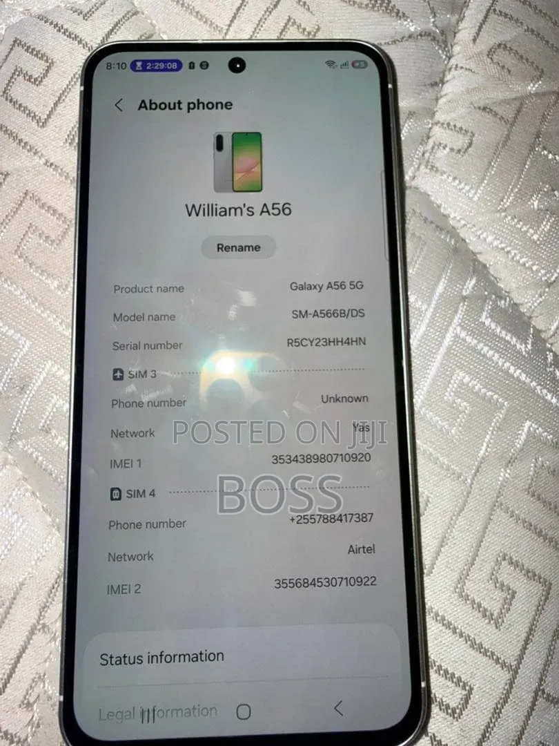 Samsung Galaxy A56 256 GB White