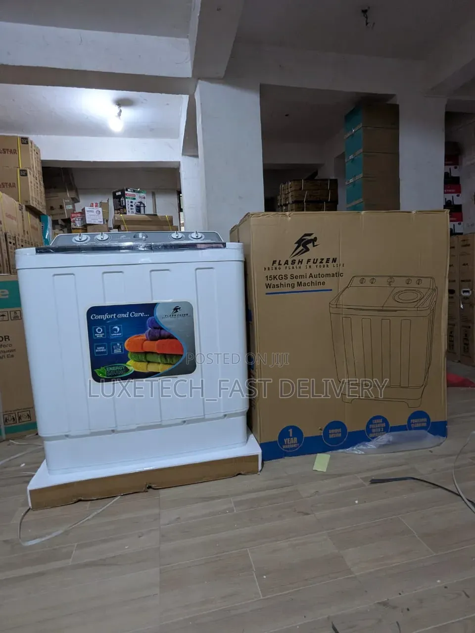 Flash Fuzen 15kg Semi-Automatic Washing Machine