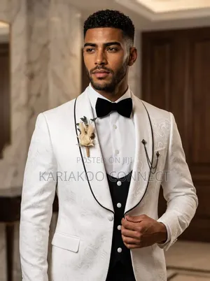 White Breast Suit