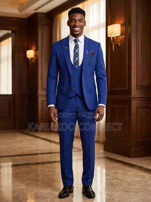 Pure Blue Men's Suits