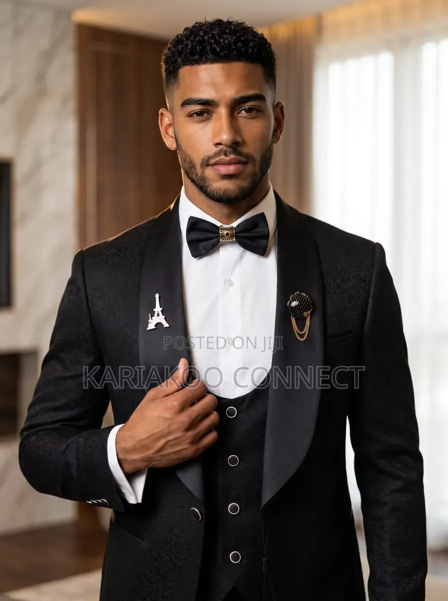 Black Wedding Suit