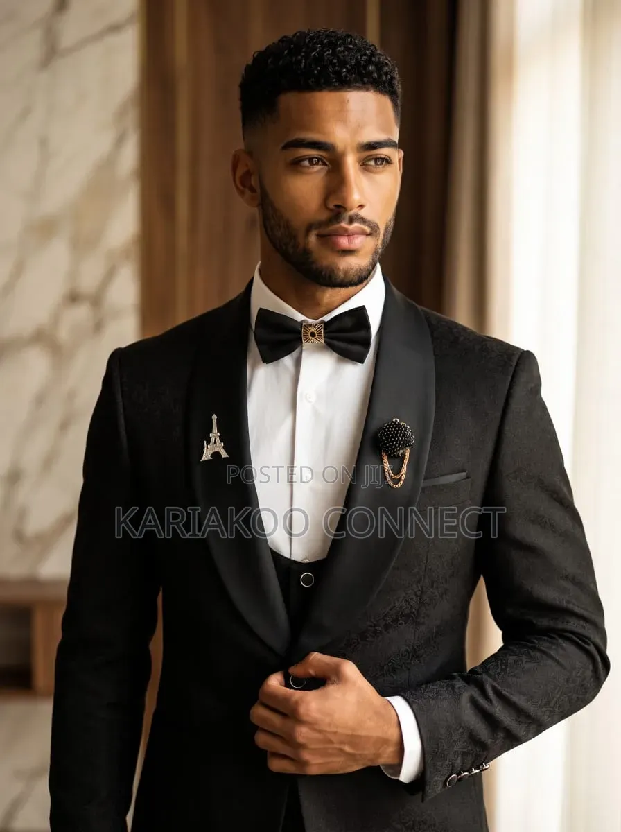 Black Wedding Suit