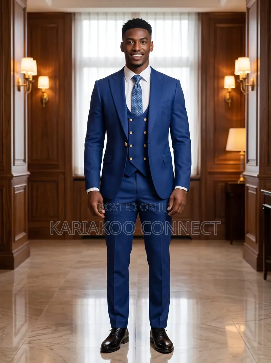 Navy Office Wear Suit