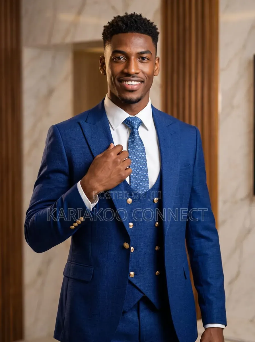 Navy Office Wear Suit