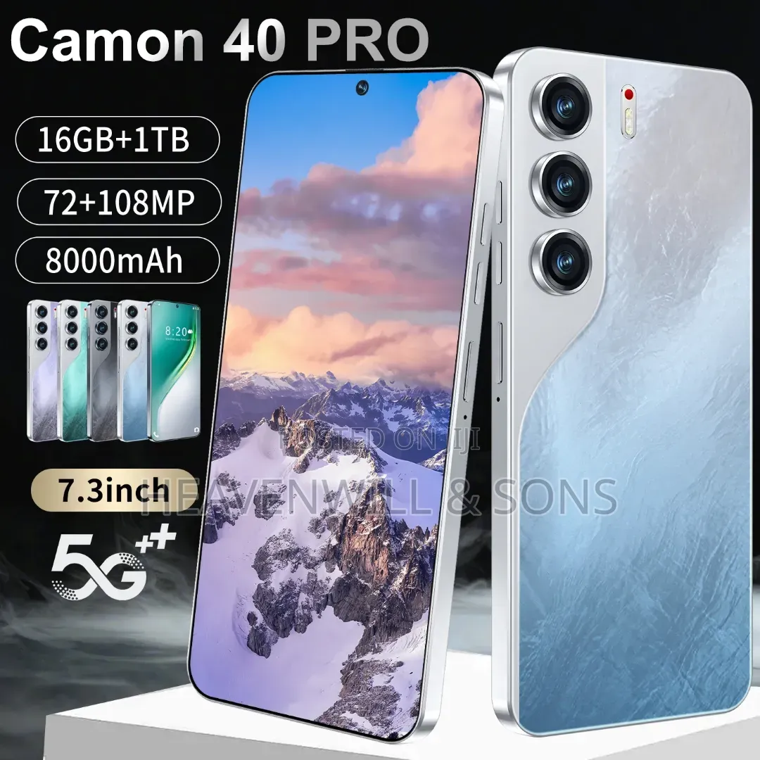 New Mobile Phone 1 TB Black