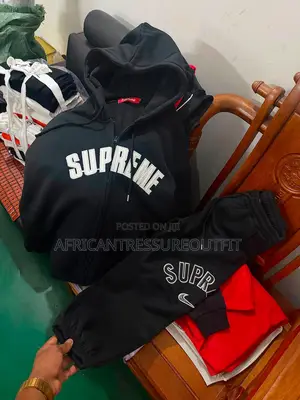 Supreme Hoodie Plus Jogger Pants Collection Available