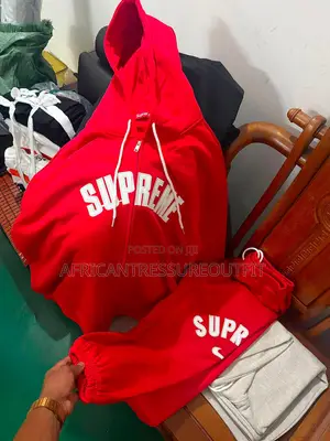 Supreme Hoodie Plus Jogger Pants Collection Available