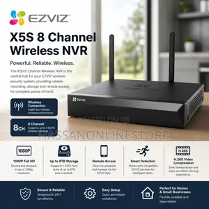 Ezviz Smart Home 8ch NVR - 4 Camera + Kit