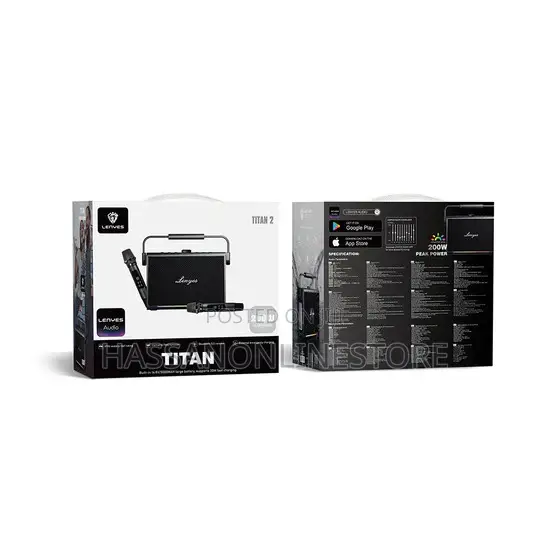 Lenyes Titan 2 RGB Dual Microphone TWS Bluetooth Speaker