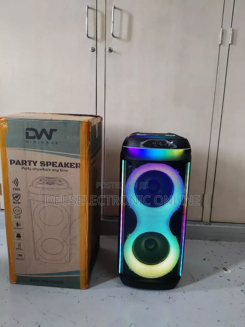 *Digiwave Recharge Able Party Speaker 80w at 280,000*