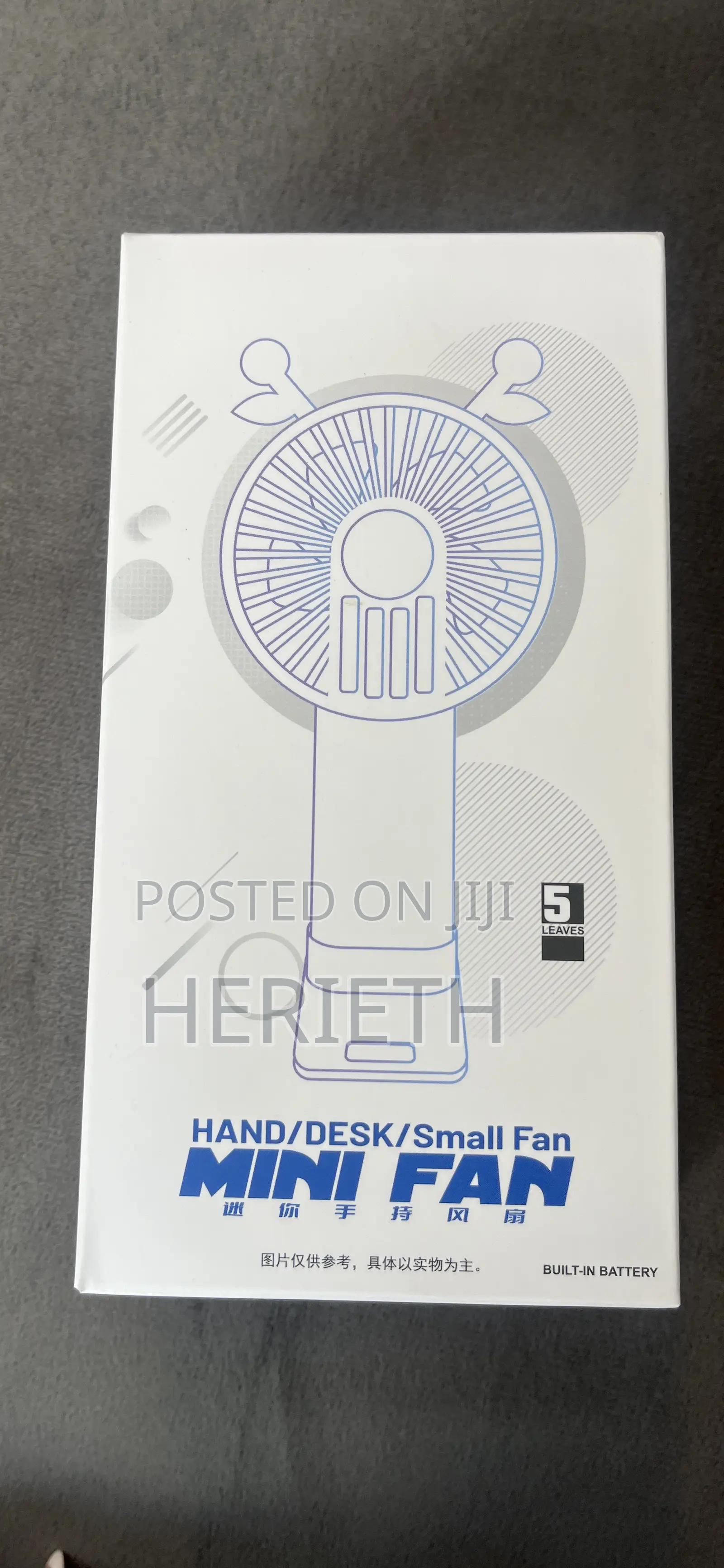 Mini Fan Rechargeable