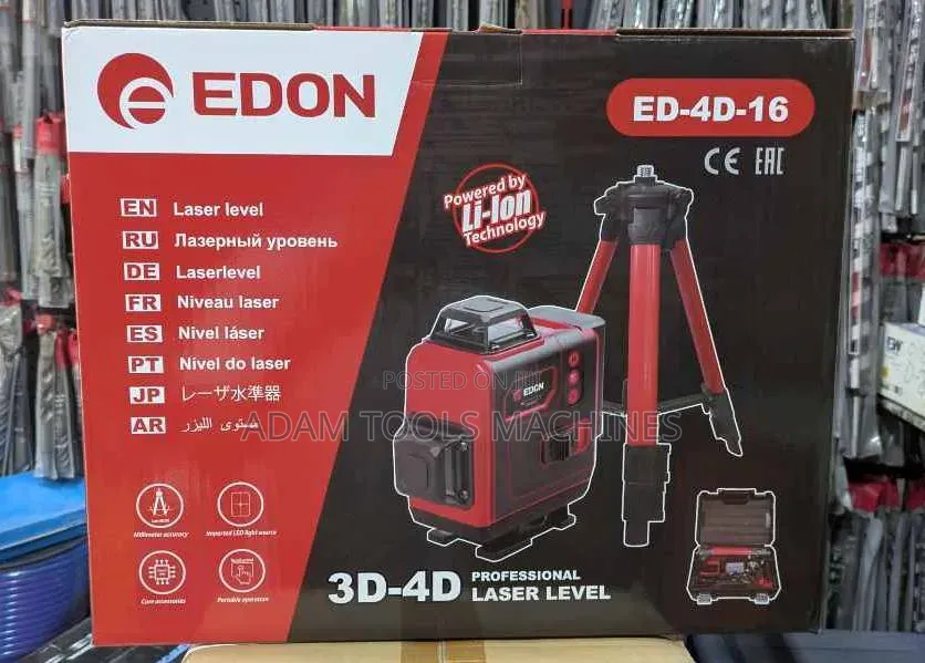 Edon 3d–4d Professional Laser Level (Ed-4d-16)
