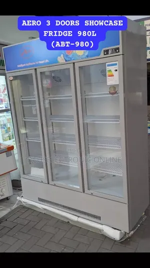 *Back in Stock ! * *Aero 3 Doors Showcase Fridge 980l (Abt-980) *