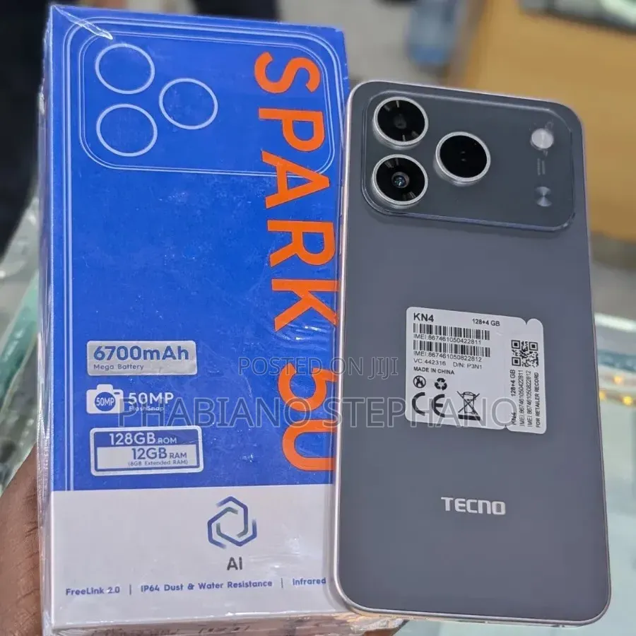 New Tecno Spark 50 128 GB