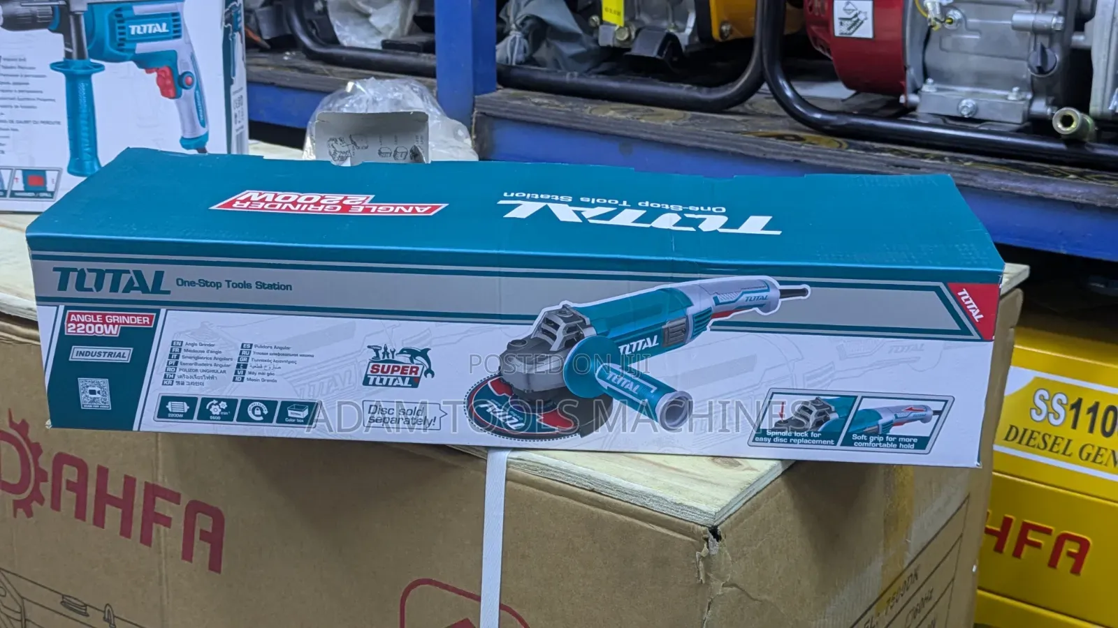 Total Angle Grinder 9" 2200w
