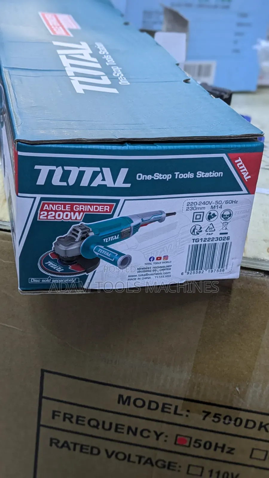 Total Angle Grinder 9" 2200w