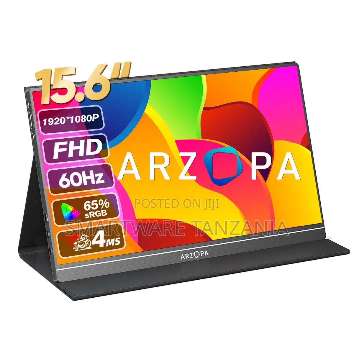 15.6" Arzopa FHD Portable Monitor With 1920x1080 Resolution