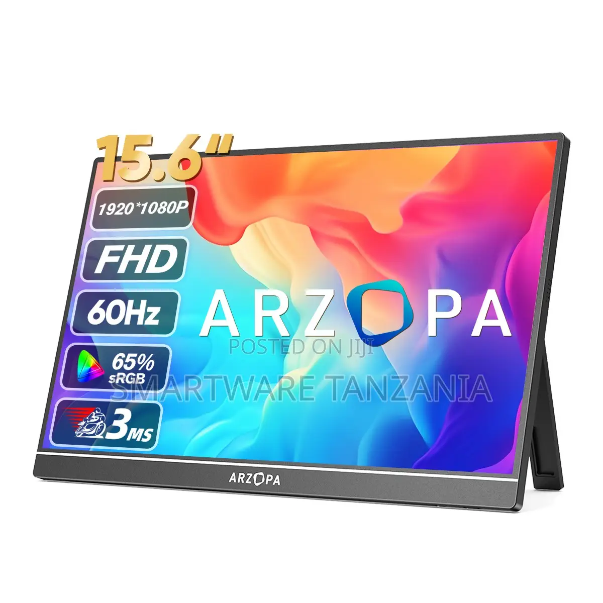 Arzopa 15.6 Inch Fhd Portable Monitor With 1920x1080 Resolution