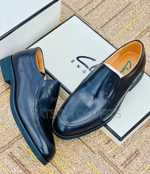 Two 2 Colours Men's Leather Shoes or Mocca Clarks Brand