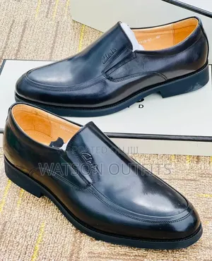 Two 2 Colours Men's Leather Shoes or Mocca Clarks Brand