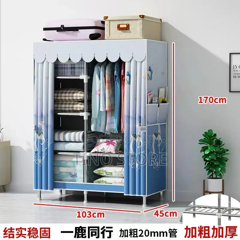 Modern Portable Fabric/Canvas Wardrobe.