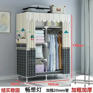 Modern Portable Fabric/Canvas Wardrobe.