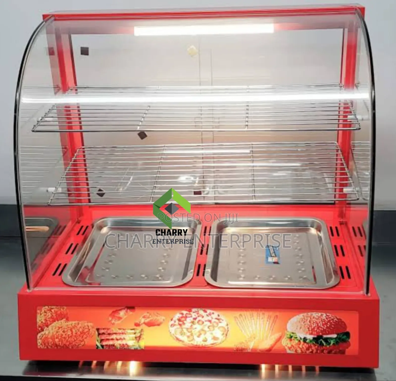 Commercial Food Display Warmer Food Warmer Display Showcase 2 Plate