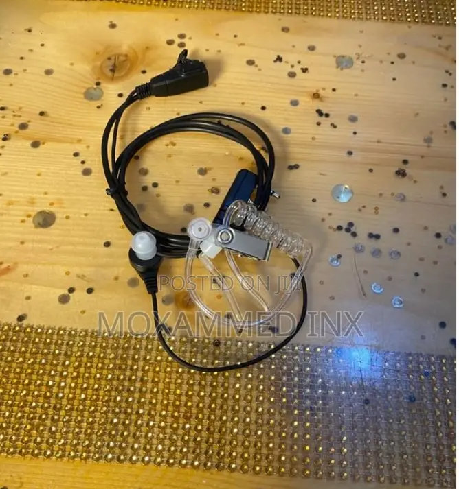 Acoustic Tube Earpiece Headset for Two-Way Radios