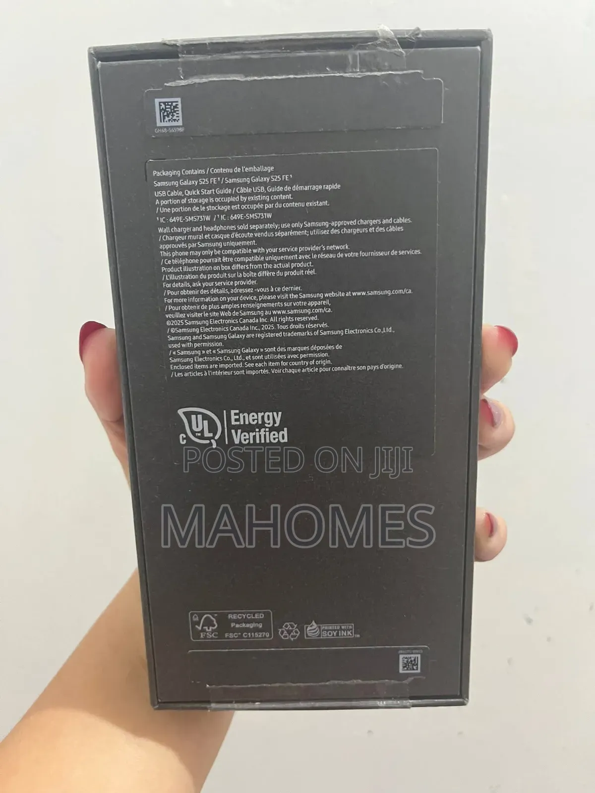 New Samsung Galaxy S25 FE 256 GB Black