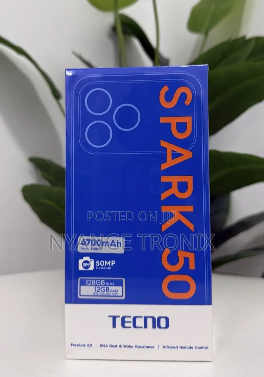 New Tecno Spark 50 128 GB Black